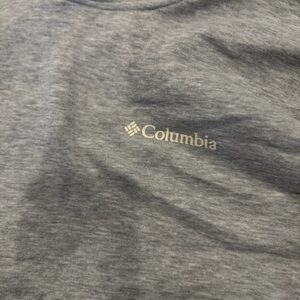 Columbia Heather Gray Sweatshirt with Blue Logo